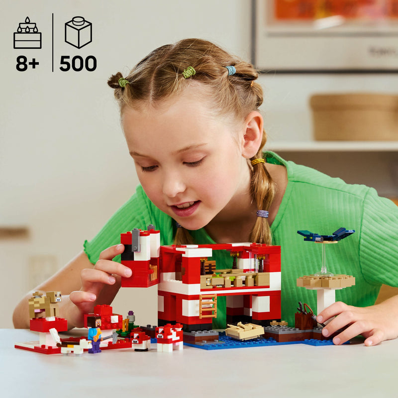 LEGO Het Paddestoelhuis 21270 Minecraft (Pre-Order: januari 2025)