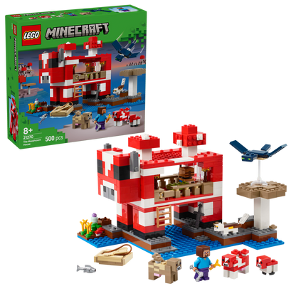 LEGO Het Paddestoelhuis 21270 Minecraft (Pre-Order: januari 2025)