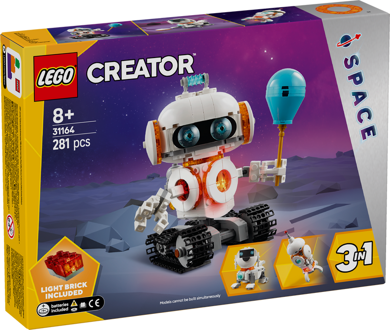 LEGO Ruimte Robot 31164 Creator 3 in 1 Pre-Order: januari 2025)