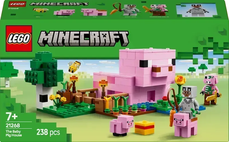 LEGO Het baby varkens huis 21268 Minecraft