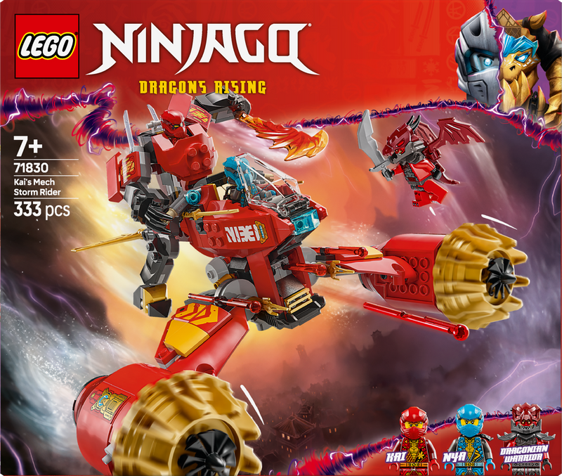 LEGO Kai's Mech Storm Rider 71830 Ninjago (Pre-Order: januari 2025)