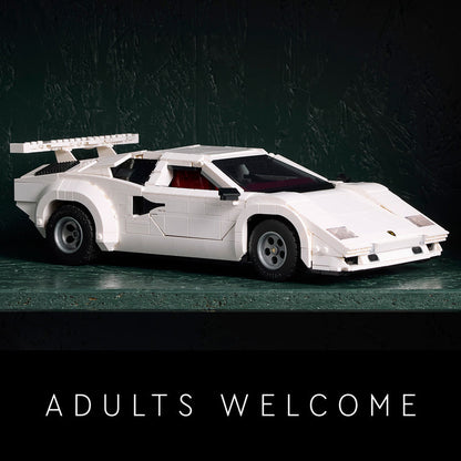 LEGO witte Lamborghini Countach 5000 Quattrovalvole 10337 Icons (Pre-Order: 1-2025)