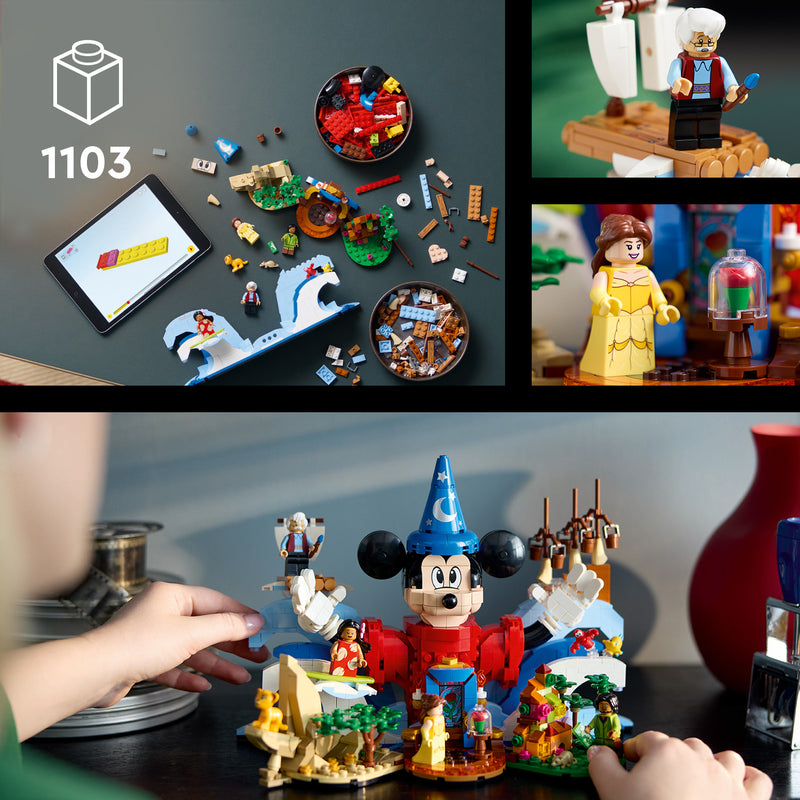 LEGO Disney 100 Celebration: Een magisch bouwavontuur 21352 Ideas (Pre-Order: oktober)