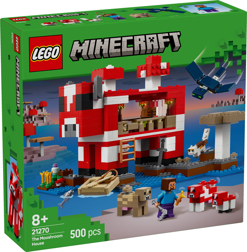 LEGO Het Paddestoelhuis 21270 Minecraft (Pre-Order: januari 2025)