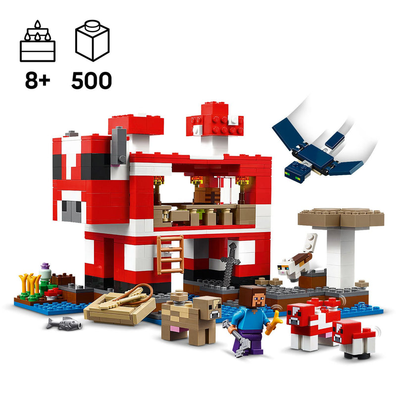 LEGO Het Paddestoelhuis 21270 Minecraft (Pre-Order: januari 2025)