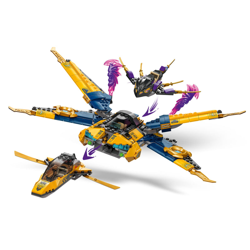 LEGO Ras & Arin's Super Storm Vliegtuig 71833 Ninjago (Pre-Order: januari)