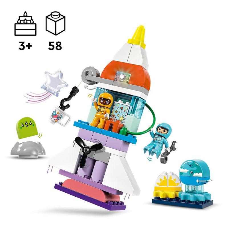 LEGO 3 in 1 Space Shuttle avontuur 10422 DUPLO LEGO DUPLO @ 2TTOYS | Official LEGO shop😊🥰 LEGO €. 54.99