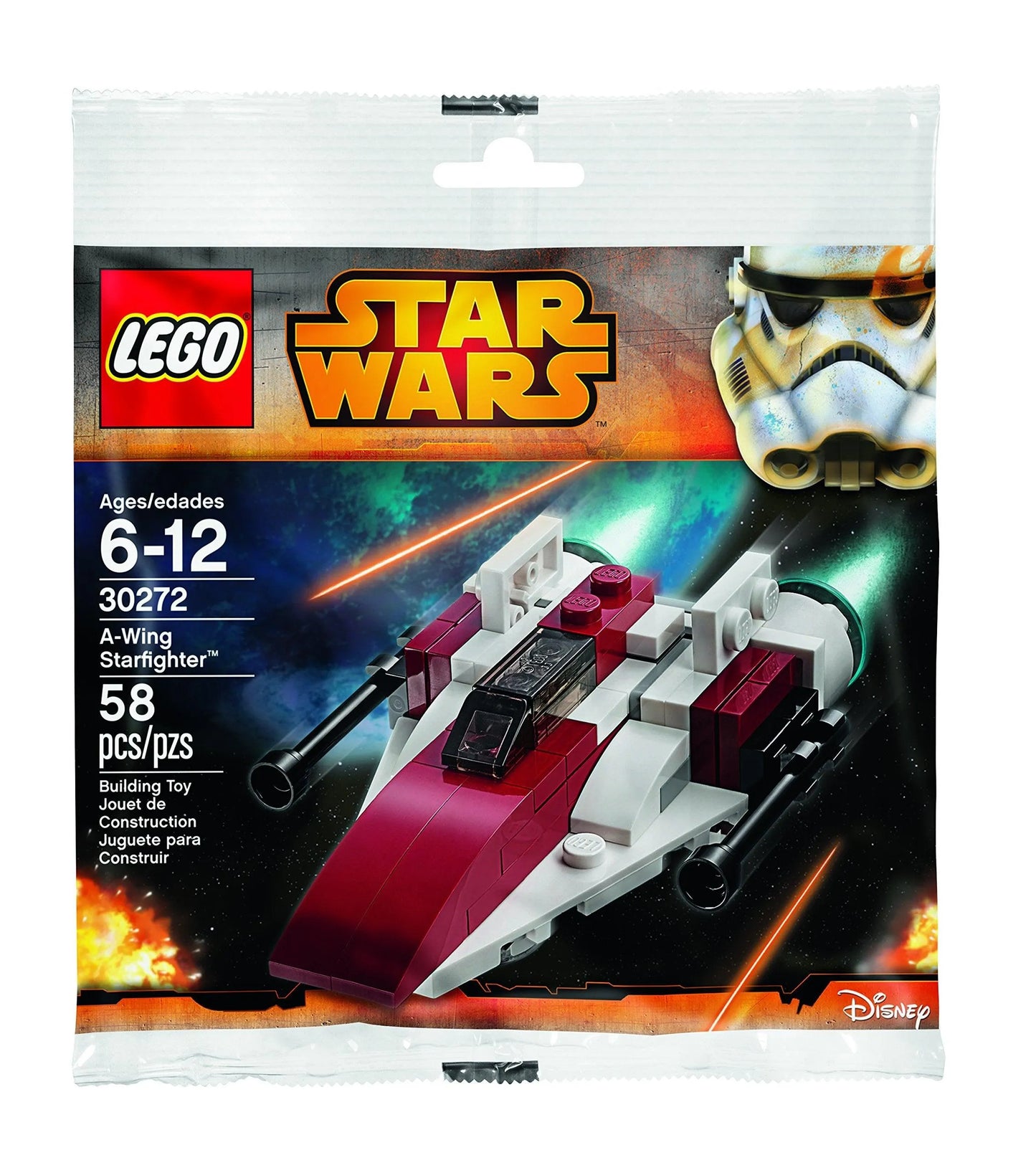 LEGO A-Wing Starfighter 30272 Star Wars - Episode VI LEGO STARWARS @ 2TTOYS | Official LEGO shop😊🥰 LEGO €. 8.49