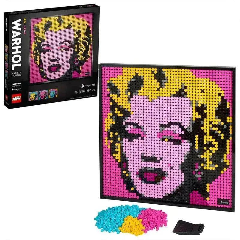 LEGO Andy Warhol's Marilyn Monroe 31197 Art LEGO ART @ 2TTOYS | Official LEGO shop😊🥰 LEGO €. 124.99