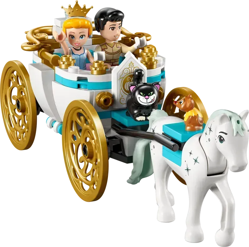 LEGO Assepoesters kasteel en paardenkoets 43275 Disney @ 2TTOYS | Official LEGO shop😊🥰 LEGO €. 67.99