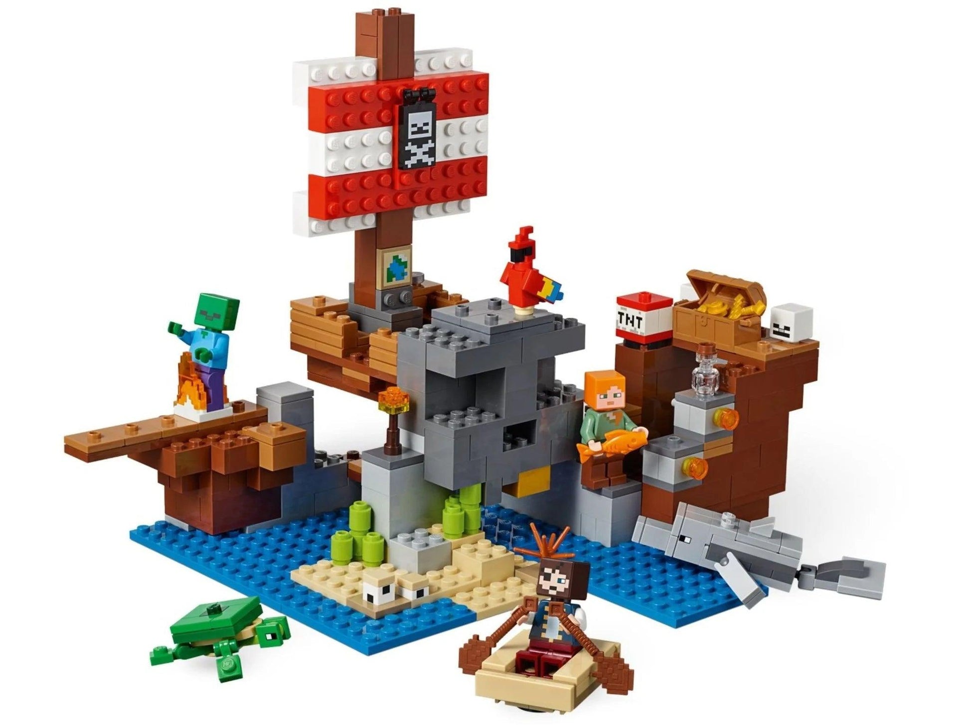 LEGO Avontuur op het piratenschip 21152 Minecraft LEGO MINECRAFT @ 2TTOYS LEGO €. 47.49