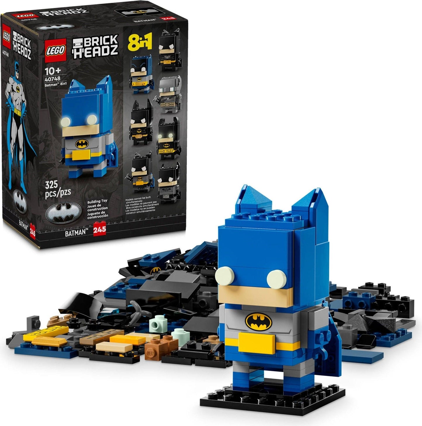 LEGO Batman™ 8-in-1 figuur 40748 Brickheadz LEGO BRICKHEADZ @ 2TTOYS | Official LEGO shop😊🥰 LEGO €. 15.99