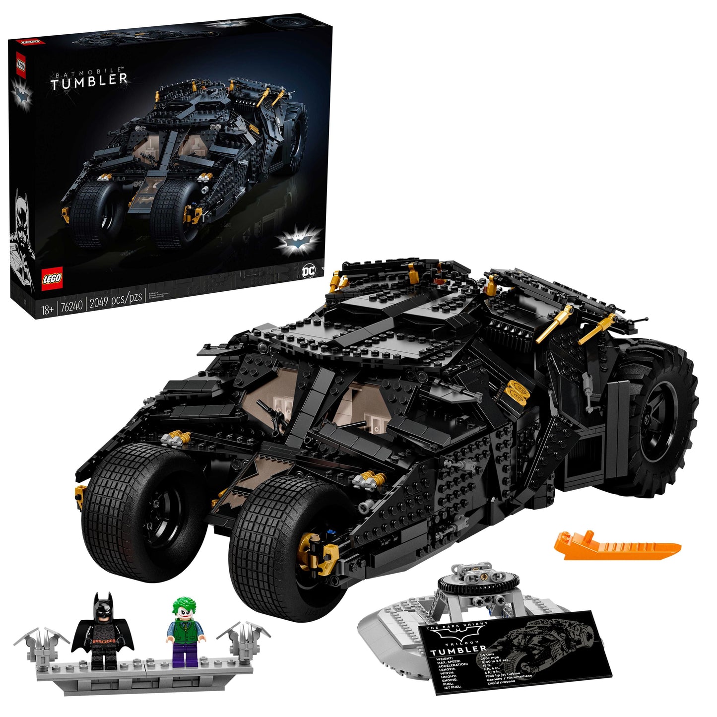 LEGO Batmobile Tumbler van Batman 76240 Batman LEGO BATMAN @ 2TTOYS | Official LEGO shop😊🥰 LEGO €. 279.99