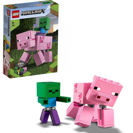 LEGO BigFig Varken met Babyzombie 21157 Minecraft LEGO MINECRAFT @ 2TTOYS LEGO €. 22.99