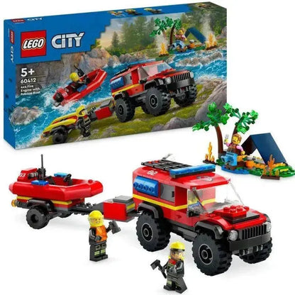 LEGO Brandweerwagen met reddingsboot 60412 City LEGO CITY @ 2TTOYS | Official LEGO shop😊🥰 LEGO €. 25.49