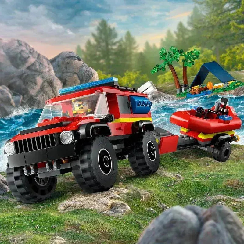 LEGO Brandweerwagen met reddingsboot 60412 City LEGO CITY @ 2TTOYS | Official LEGO shop😊🥰 LEGO €. 25.49