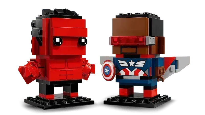 LEGO Captain America and Red Hulk figuren 40668 Brickheadz @ 2TTOYS | Official LEGO shop😊🥰 2TTOYS | Official LEGO shop😊🥰 €. 13.00