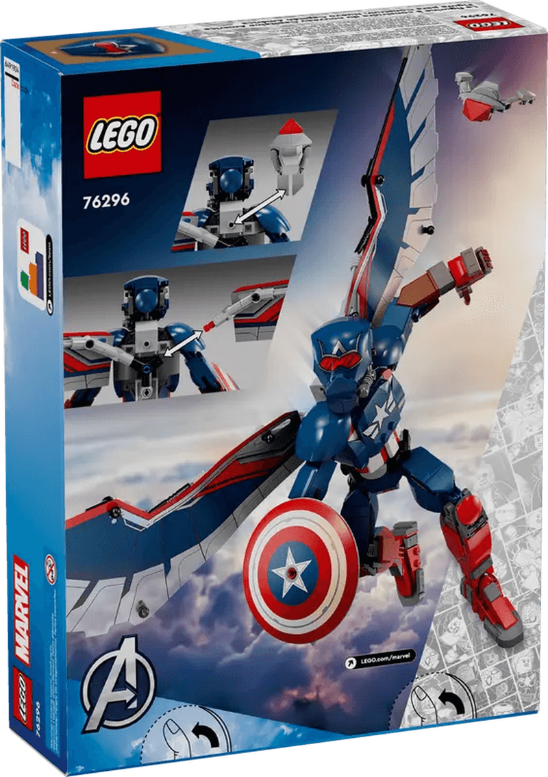 LEGO Captain America figurine 76296 Superheroes LEGO @ 2TTOYS | Official LEGO shop😊🥰 LEGO €. 29.49