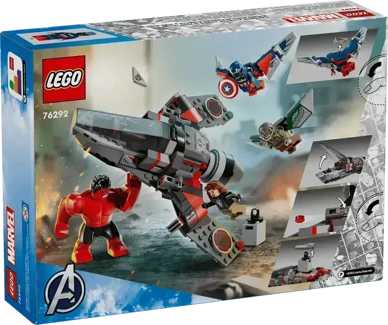 LEGO Captain America vs. Red Hulk duel 76292 Superheroes LEGO @ 2TTOYS | Official LEGO shop😊🥰 LEGO €. 46.49