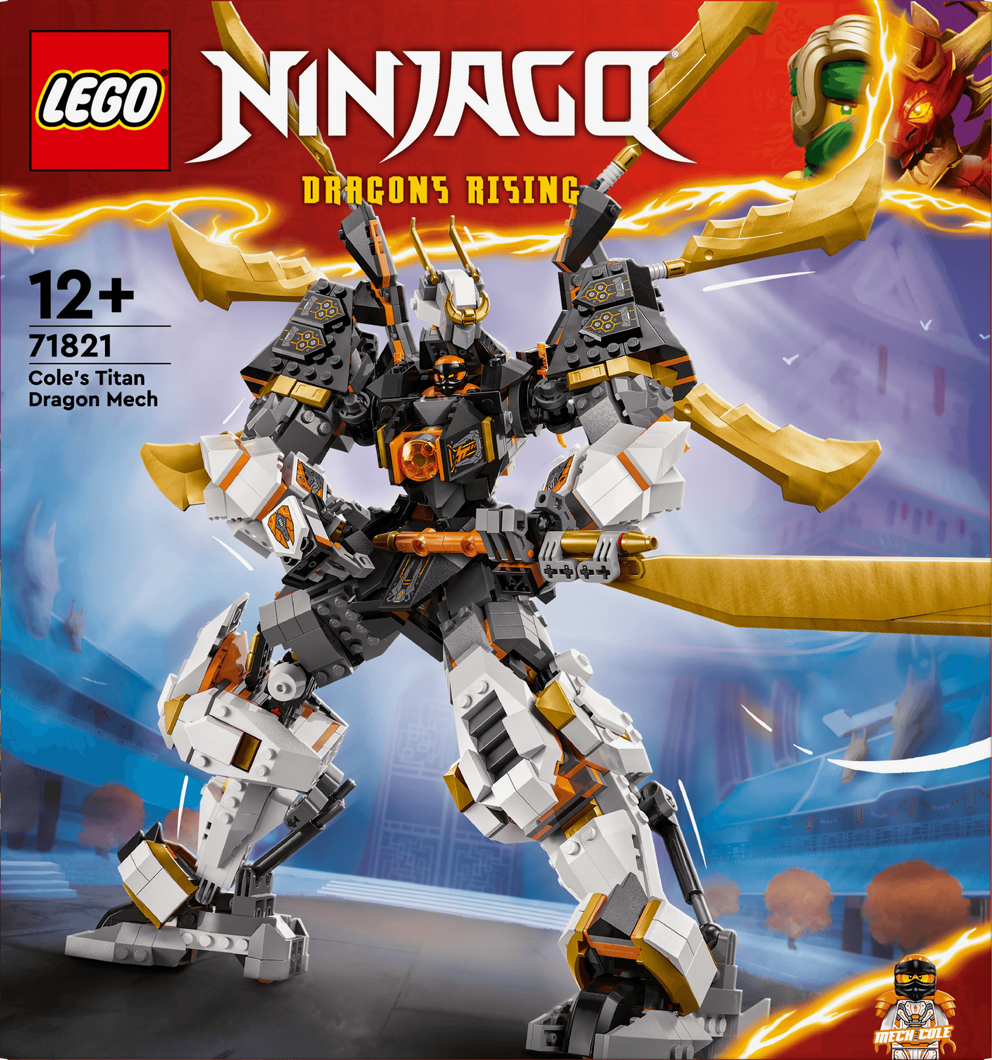 LEGO Cole's Titanium Dragon Mech 71821 Ninjago (Pre-Order: verwacht juni) LEGO Ninjago @ 2TTOYS LEGO €. 84.99