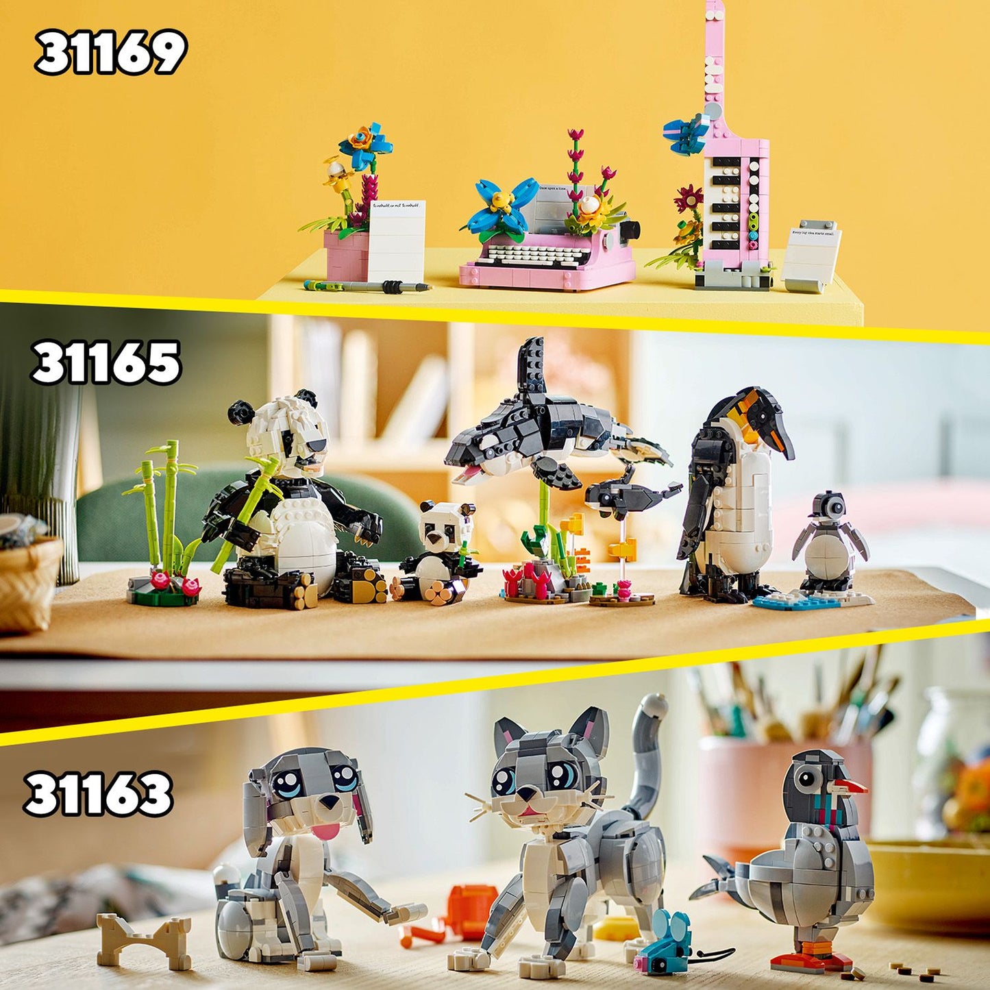 LEGO Creator 3-in-1 Combideal: 31169, 31165 & 31163 (Pre-Order: januari 2025) @ 2TTOYS | Official LEGO shop😊🥰 2TTOYS | Official LEGO shop😊🥰 €. 79.99