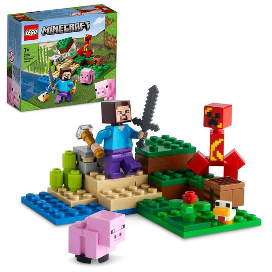 LEGO De Creeper hinderlaag 21177 Minecraft LEGO MINECRAFT @ 2TTOYS | Official LEGO shop😊🥰 LEGO €. 8.48