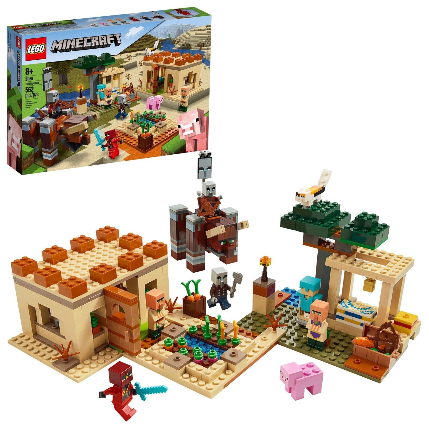 LEGO De Illager Overval 21160 Minecraft LEGO MINECRAFT @ 2TTOYS LEGO €. 59.99