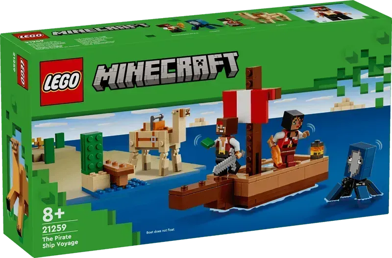 LEGO De Piratenschipreis - Zeil het avontuur tegemoet 21259 Minecraft LEGO MINECRAFT @ 2TTOYS | Official LEGO shop😊🥰 LEGO €. 12.98