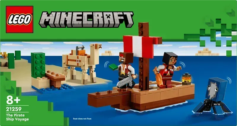 LEGO De Piratenschipreis - Zeil het avontuur tegemoet 21259 Minecraft LEGO MINECRAFT @ 2TTOYS | Official LEGO shop😊🥰 LEGO €. 12.98