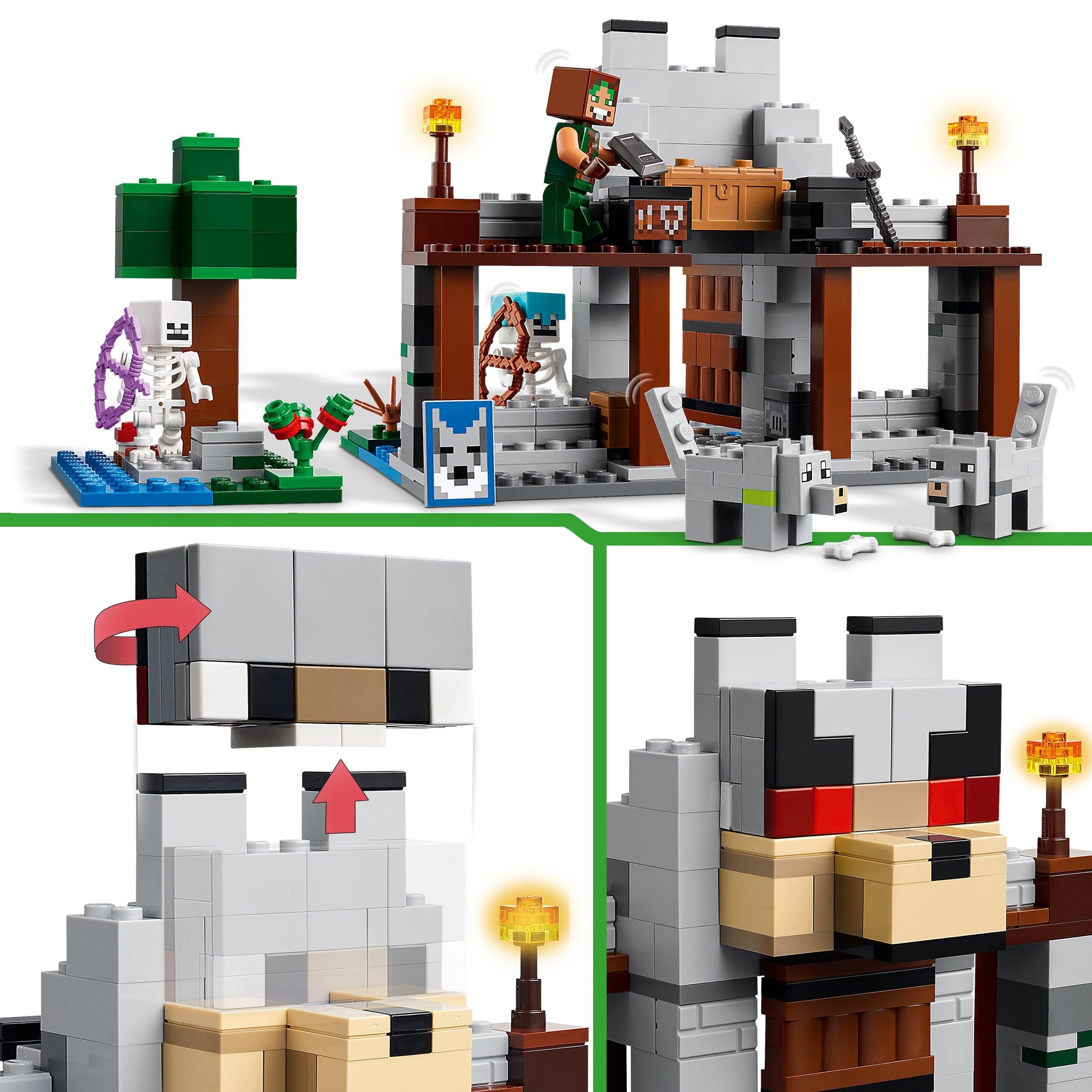 LEGO De wolvenburcht 21261 Minecraft (Pre-Order: verwacht juni) LEGO MINECRAFT @ 2TTOYS LEGO €. 29.49