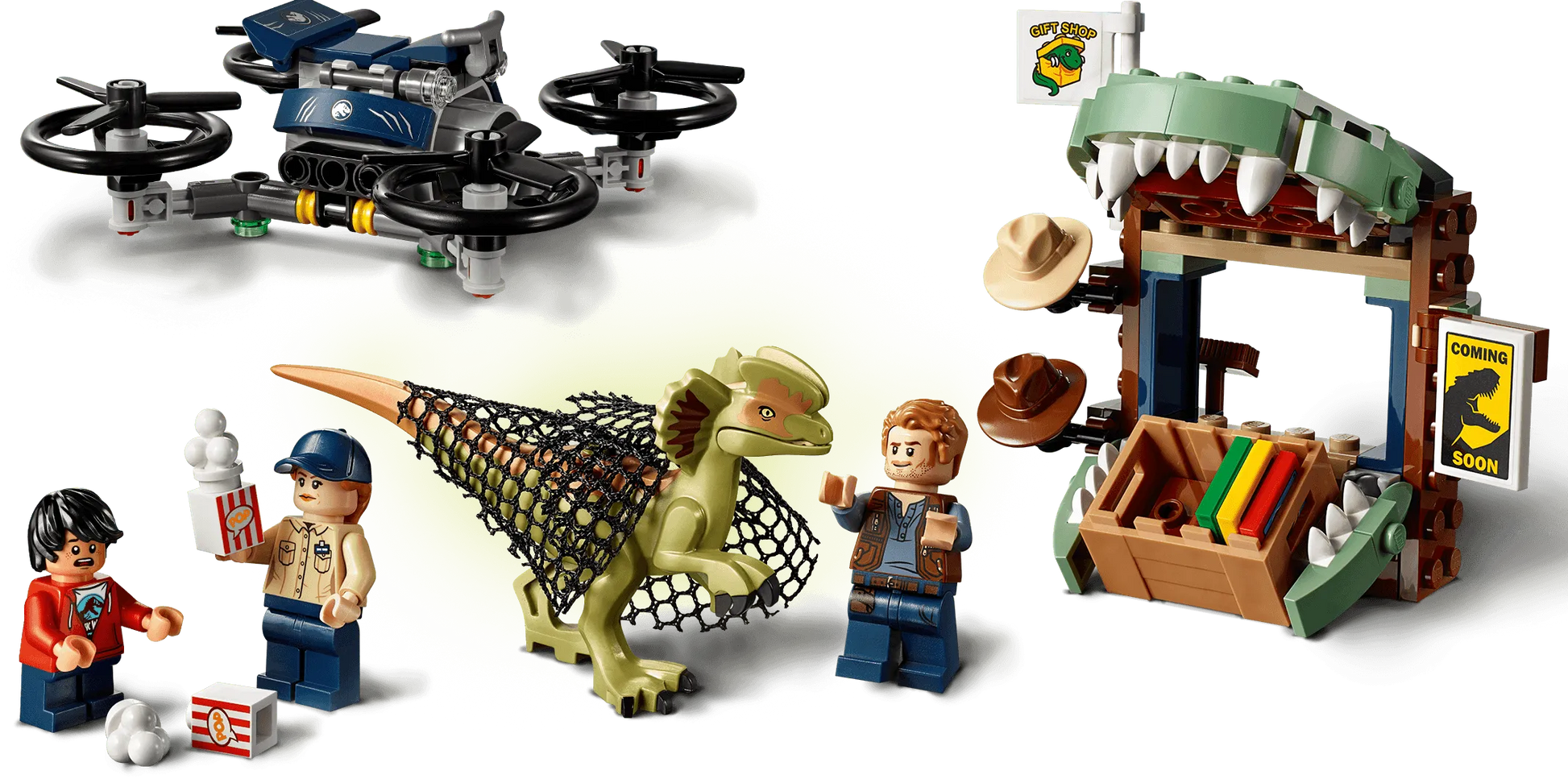 LEGO Dilophosaurus Dino ontsnapt 75934 Jurassic World LEGO JURASSIC WORLD @ 2TTOYS | Official LEGO shop😊🥰 LEGO €. 16.49