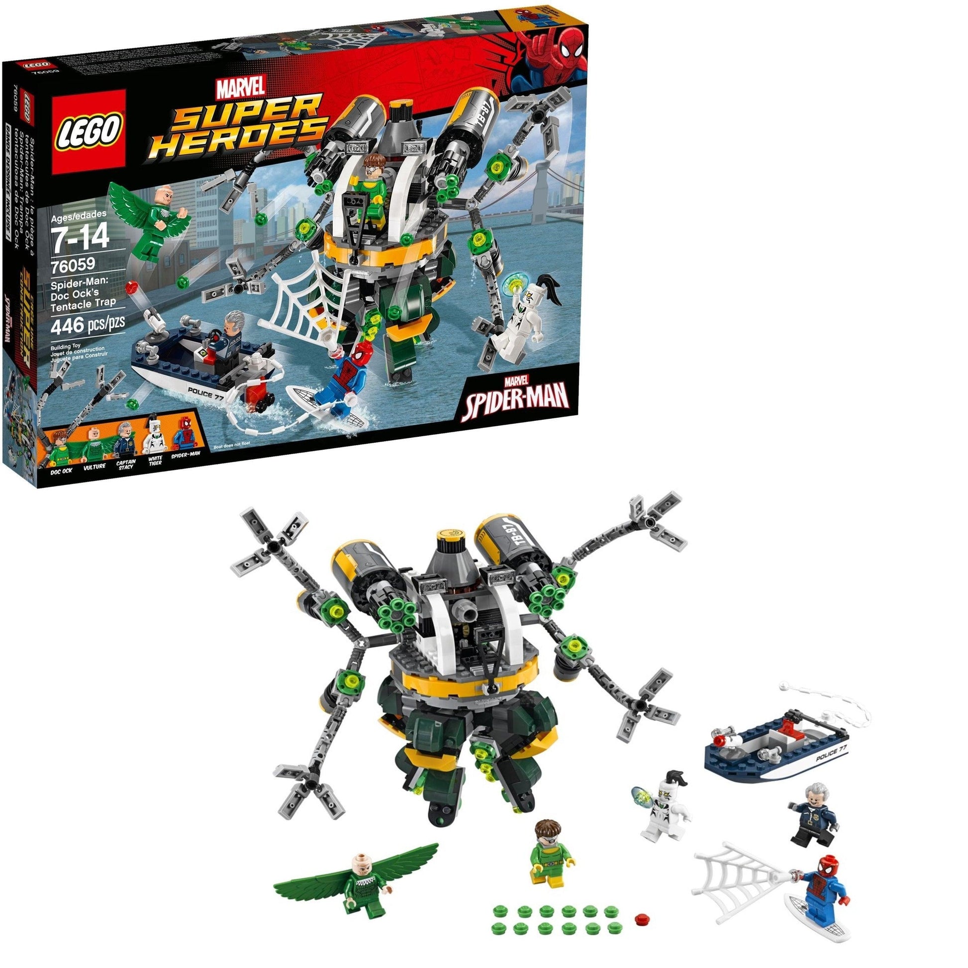 LEGO Doc Ock's Tentacle Trap 76059 SpiderMan LEGO SPIDERMAN @ 2TTOYS | Official LEGO shop😊🥰 LEGO €. 69.99