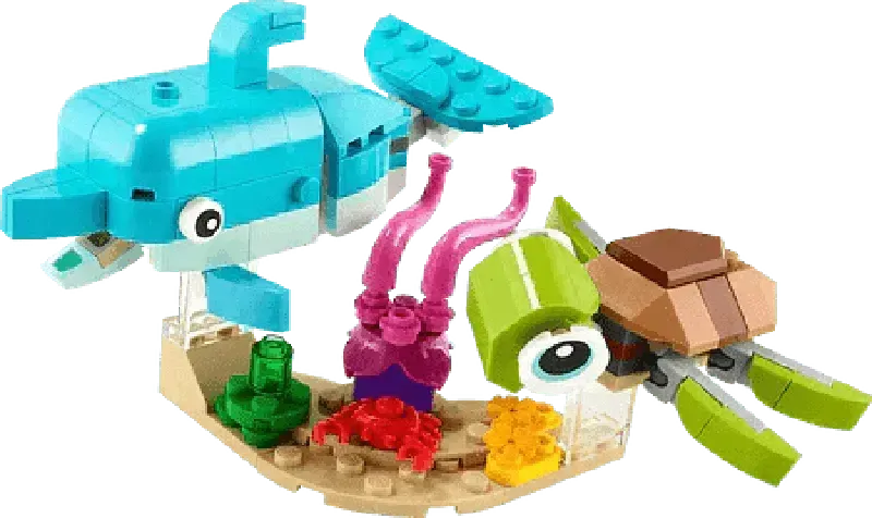 LEGO Dolfijn en Schildpad 31128 Creator 3-in-1 LEGO CREATOR @ 2TTOYS | Official LEGO shop😊🥰 LEGO €. 9.99