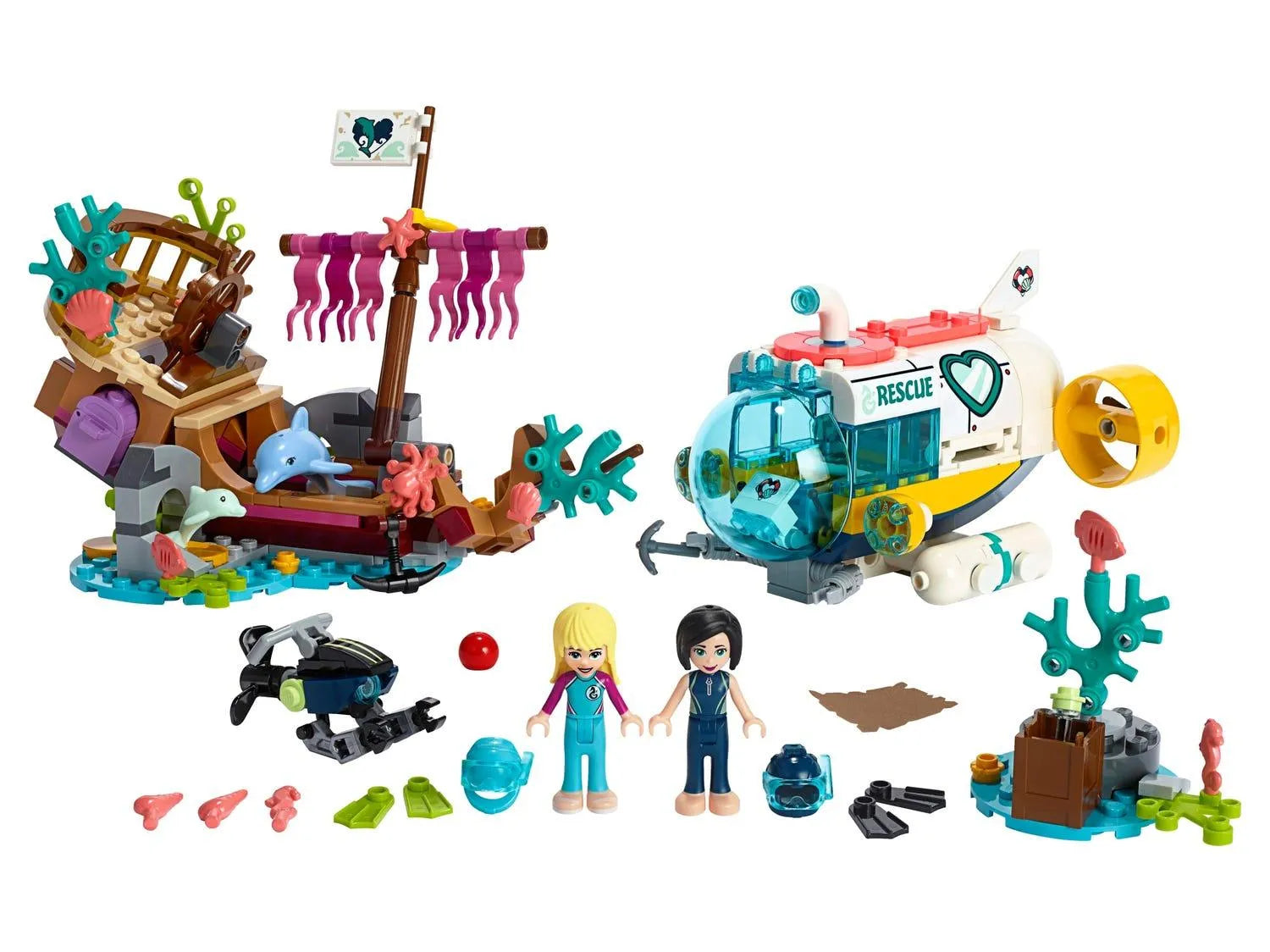 LEGO Dolfijnen reddingsactie met boot 41378 Friends LEGO FRIENDS @ 2TTOYS | Official LEGO shop😊🥰 LEGO €. 31.49