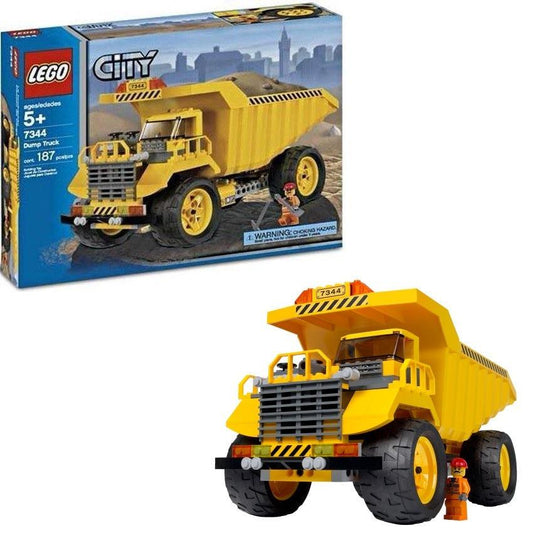 LEGO Dump truck 7344 CITY LEGO CITY BOUWPLAATS @ 2TTOYS LEGO €. 29.99