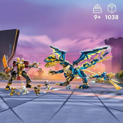 LEGO Elementdraak vs. de mecha van de keizerin 71796 Ninjago LEGO NINJAGO @ 2TTOYS | Official LEGO shop😊🥰 LEGO €. 89.48