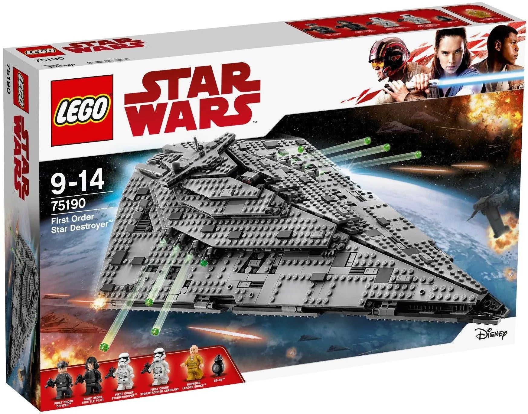 LEGO First Order Star Destroyer 75190 Star Wars - The Last Jedi LEGO Star Wars - The Last Jedi @ 2TTOYS | Official LEGO shop😊🥰 LEGO €. 159.99