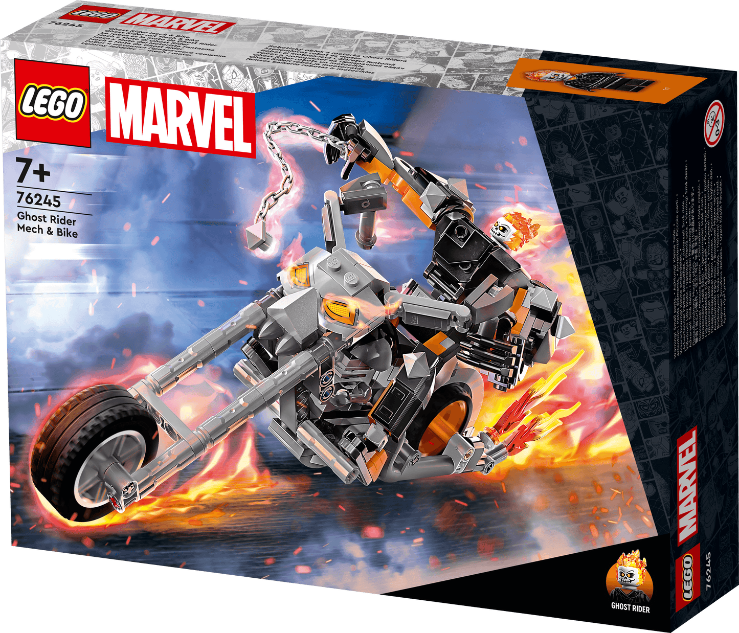 LEGO Ghost Rider Mech & motor 76245 City LEGO SUPERHEROES @ 2TTOYS | Official LEGO shop😊🥰 LEGO €. 29.49