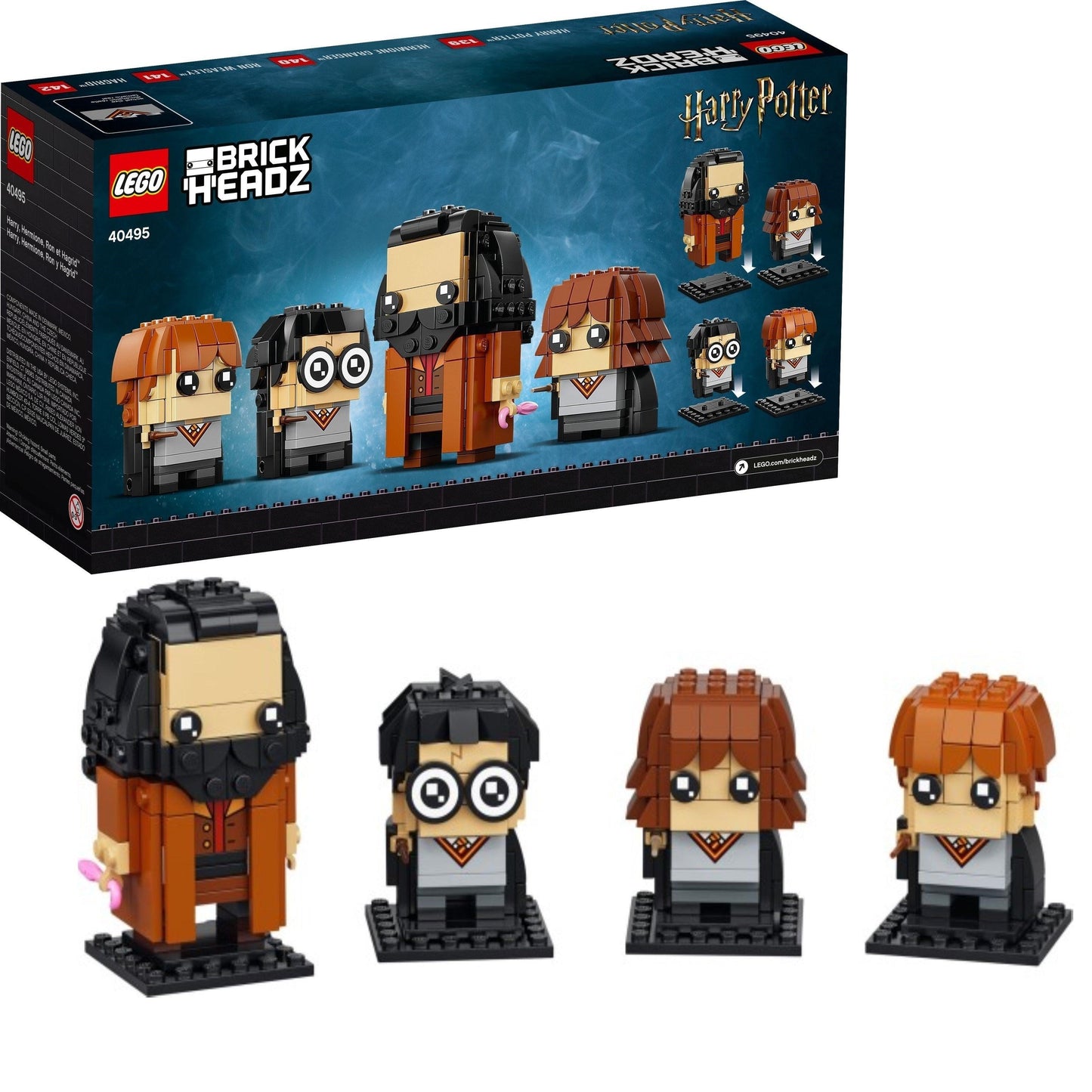 LEGO Harry, Hermione, Ron & Hagrid 40495 BrickHeadz LEGO Harry, Hermione, Ron & Hagrid 40495 BrickHeadz 40495 @ 2TTOYS | Official LEGO shop😊🥰 LEGO €. 19.49