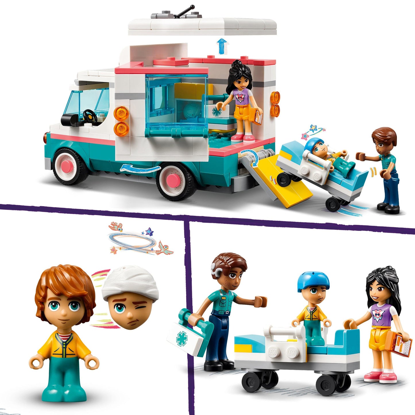 LEGO Heartlake City ambulance 42613 Friends LEGO FRIENDS @ 2TTOYS | Official LEGO shop😊🥰 LEGO €. 29.49