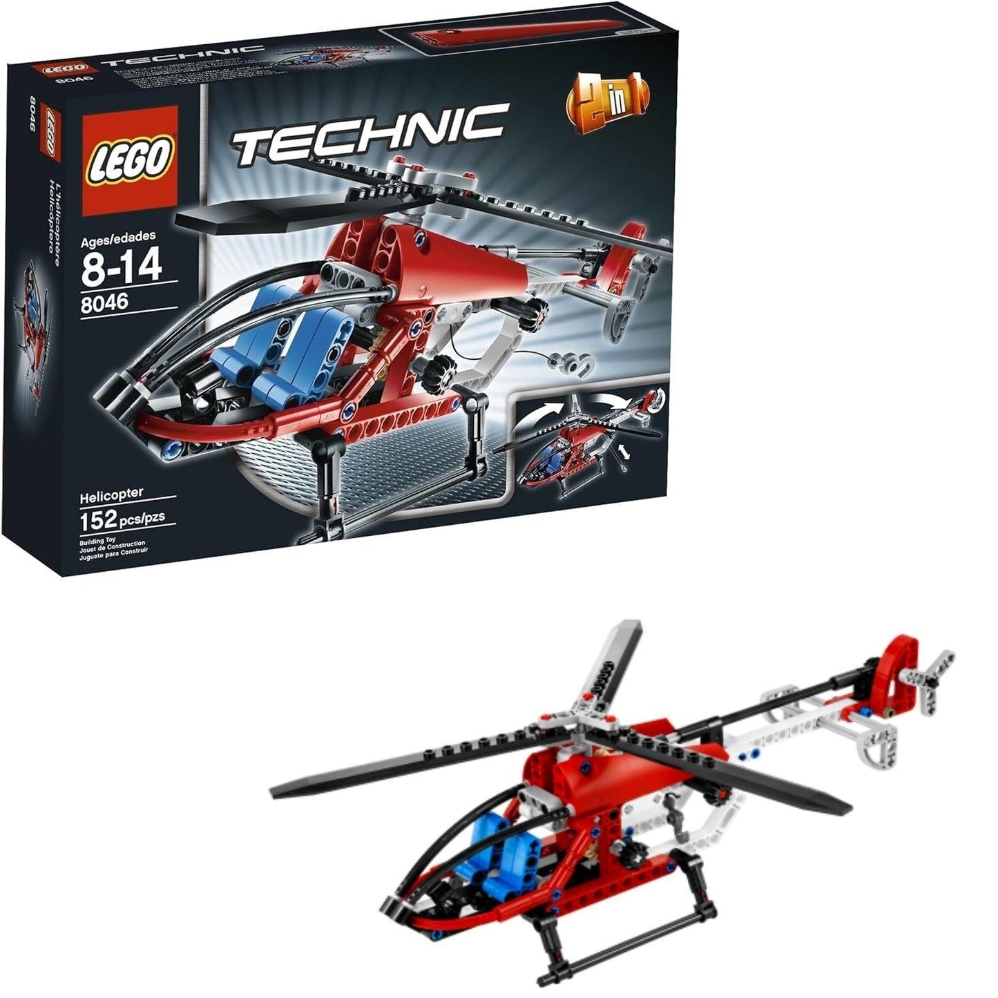 LEGO Helicopter 8046 Technic LEGO TECHNIC @ 2TTOYS | Official LEGO shop😊🥰 LEGO €. 19.99