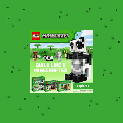 LEGO Het Panda Huis 21245 Minecraft LEGO MINECRAFT @ 2TTOYS | Official LEGO shop😊🥰 LEGO €. 42.48