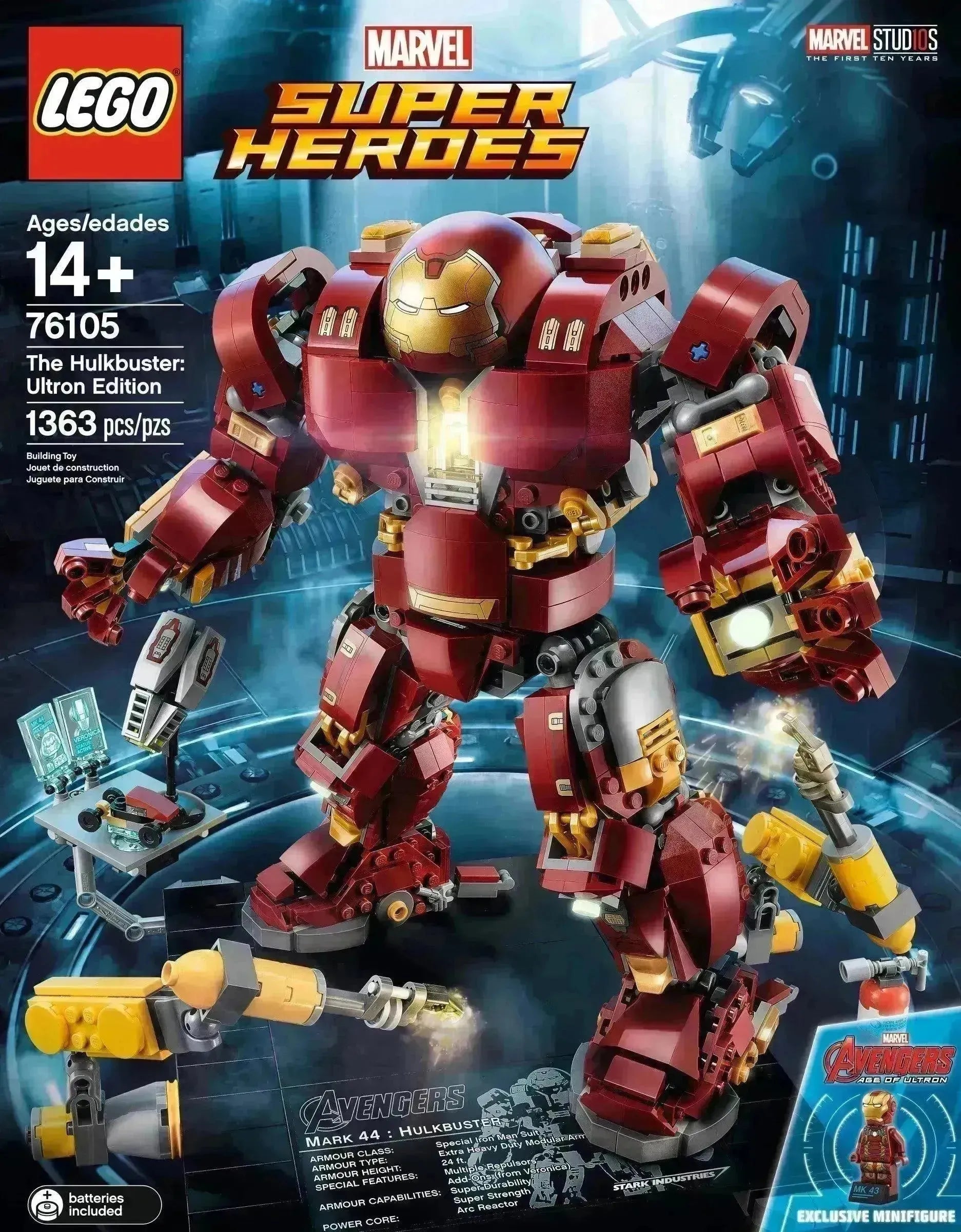 LEGO Hulkbuster Ultron Editie 76105 Superheroes (USED) LEGO SUPERHEROES @ 2TTOYS | Official LEGO shop😊🥰 LEGO €. 169.99