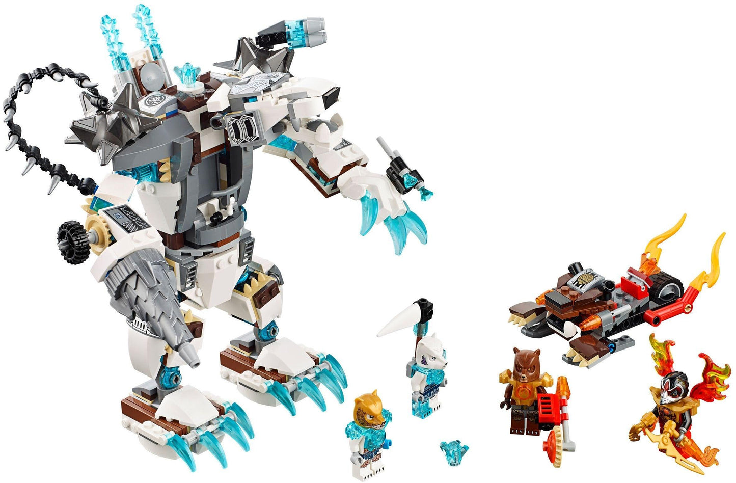 LEGO Icebite's Claw Driller 70223 Chima LEGO Legends of Chima - Fire vs. Ice @ 2TTOYS LEGO €. 49.99