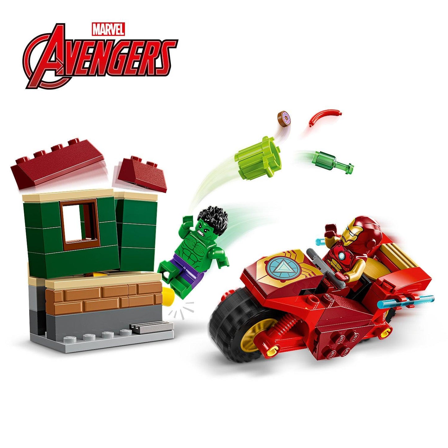 LEGO Iron Man with Bike and The Hulk 76287 Superheroes SUPERHEROES @ 2TTOYS | Official LEGO shop😊🥰 LEGO €. 12.99