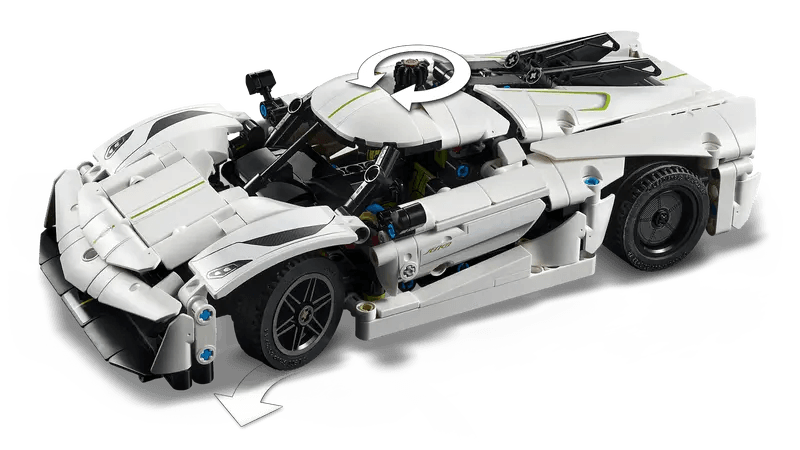 LEGO Koenigsegg Jesko Absolut Hypercar (wit) 42184 Technic LEGO CREATOR @ 2TTOYS | Official LEGO shop😊🥰 LEGO €. 54.99