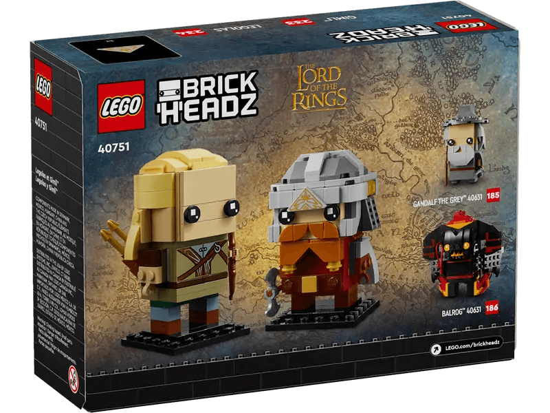 LEGO Legolas en Gimli 40751 Brickheadz LEGO BRICHEADZ @ 2TTOYS LEGO €. 16.49