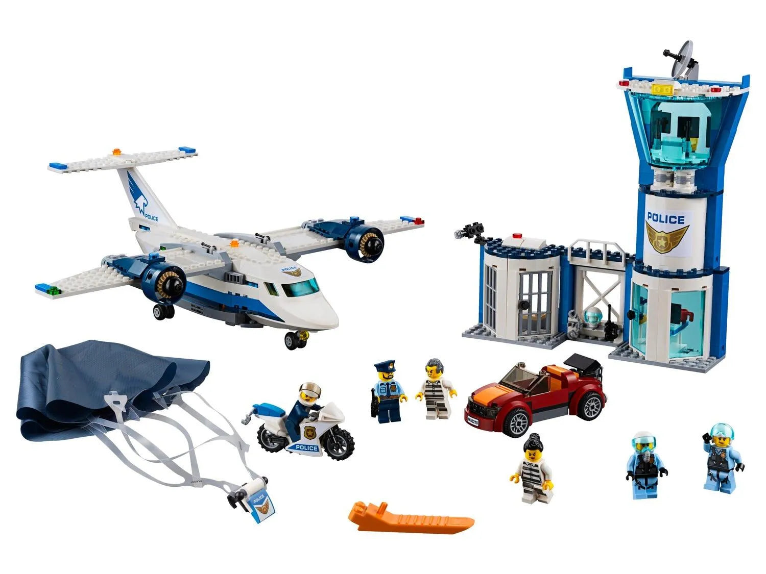 LEGO Lucht politie luchtmachtbasis vliegveld 60210 City LEGO CITY POLITIE @ 2TTOYS | Official LEGO shop😊🥰 LEGO €. 67.49