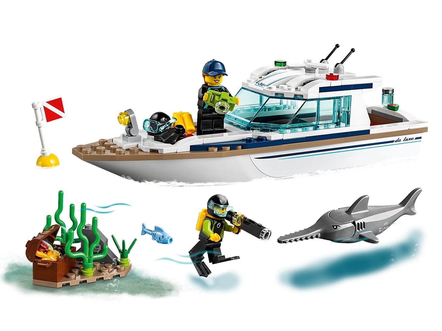 LEGO Luxe Duikjacht met duikers 60221 City LEGO CITY ONDERWATER @ 2TTOYS | Official LEGO shop😊🥰 LEGO €. 16.49