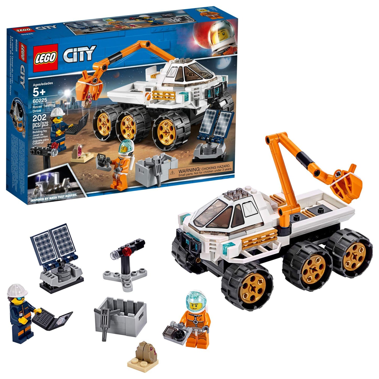 LEGO Maan Rover testrit met astronaut 60225 City LEGO CITY RUIMTEVAART @ 2TTOYS | Official LEGO shop😊🥰 LEGO €. 19.49